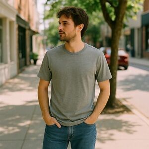 Gap Everyday Crewneck T-Shirt NWT Size Medium in Grey